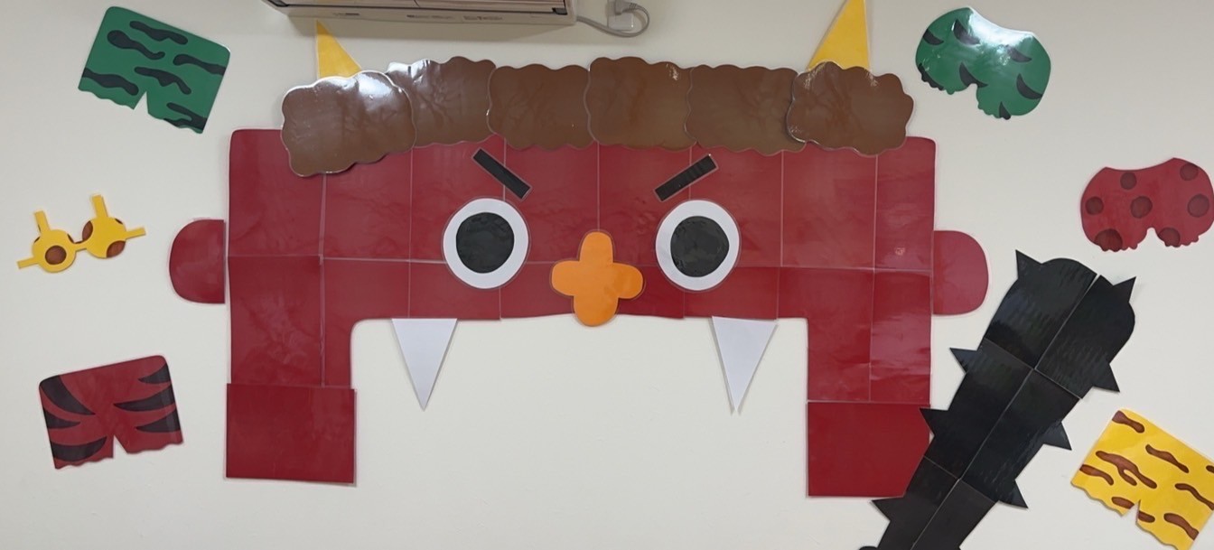 壁画飾り【あか鬼】