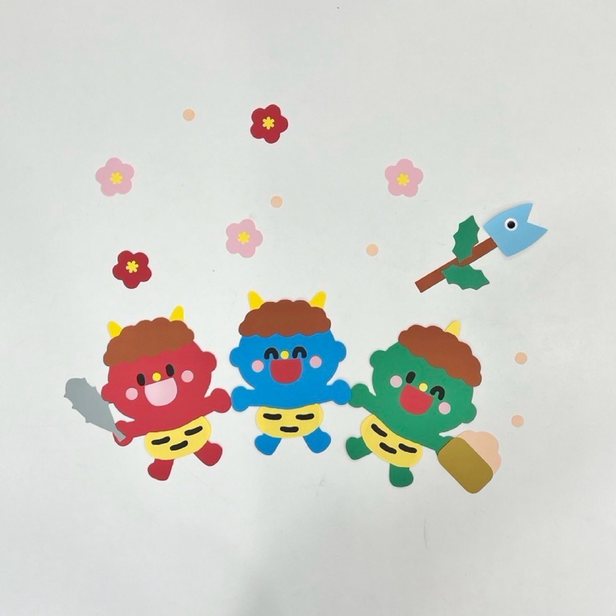 壁画飾り【豆まき】